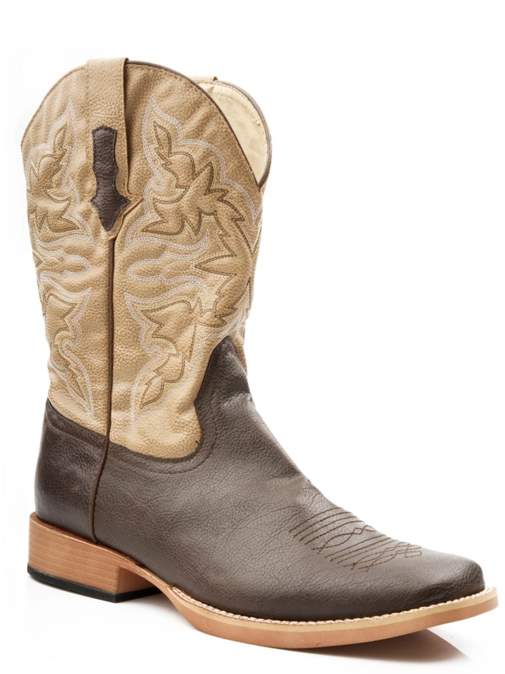 MEN'S ROPER BROWN
WESTERN SQUARE TOE BOOT